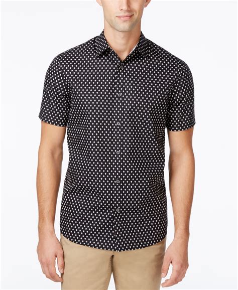 camisas de hombre michael kors|Men's Designer Shirts & Casual Shirts .